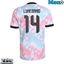 Belgium Dodi Lukebakio #14 Replica Away Shirt World Cup 2026 Short Sleeve